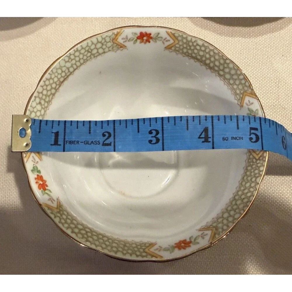 Collection of Vintage Tuscan Fine Bone China - 2 Tea Cups 2 Bowl 6 Plates